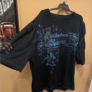 Men's Black Graphic Tee